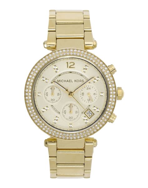 michael kors uhr gold glitter mk5354 parker|Michael Kors Parker MK5354 Watch .